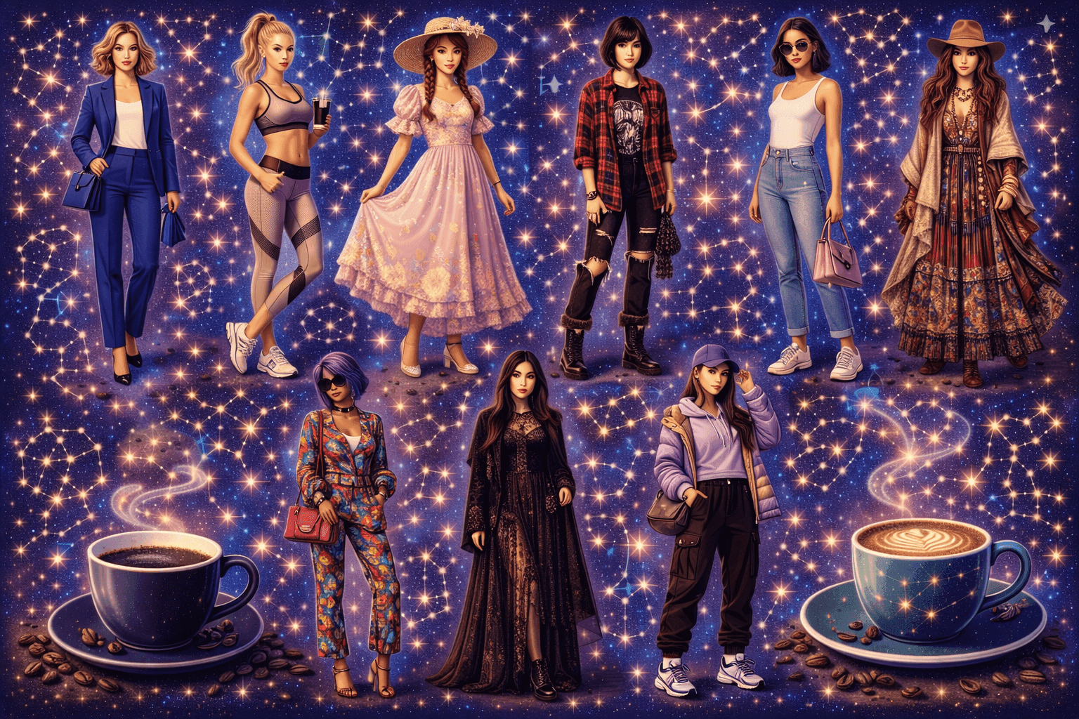 Fashion trends matched to zodiac signs