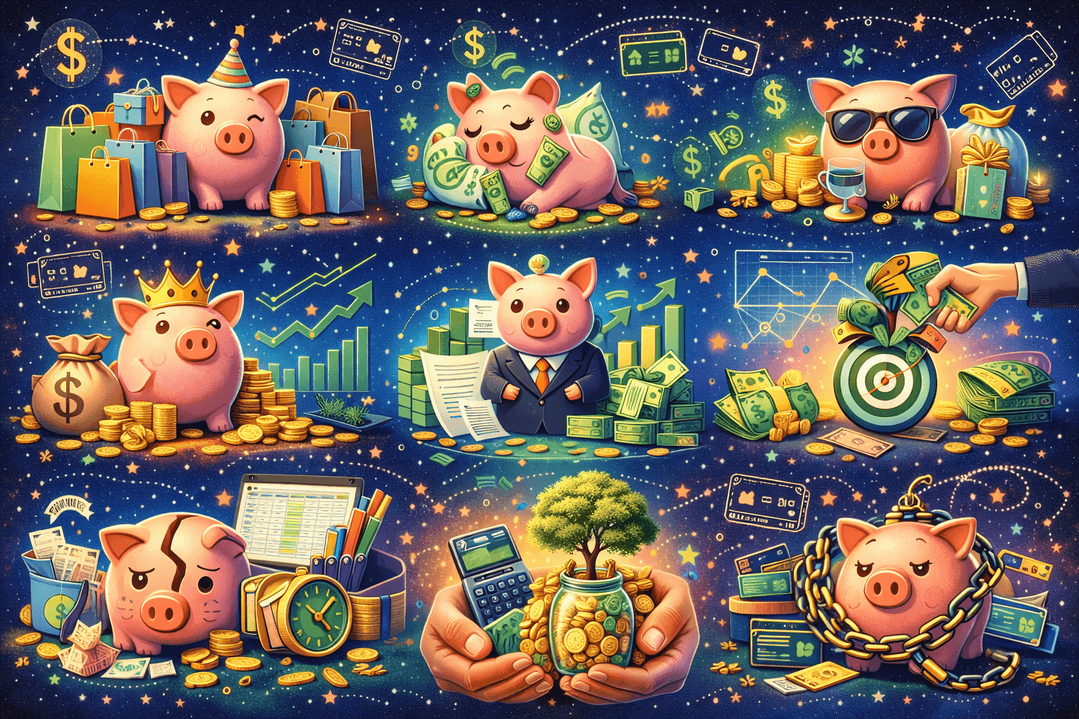 Money personalities based on zodiac signs