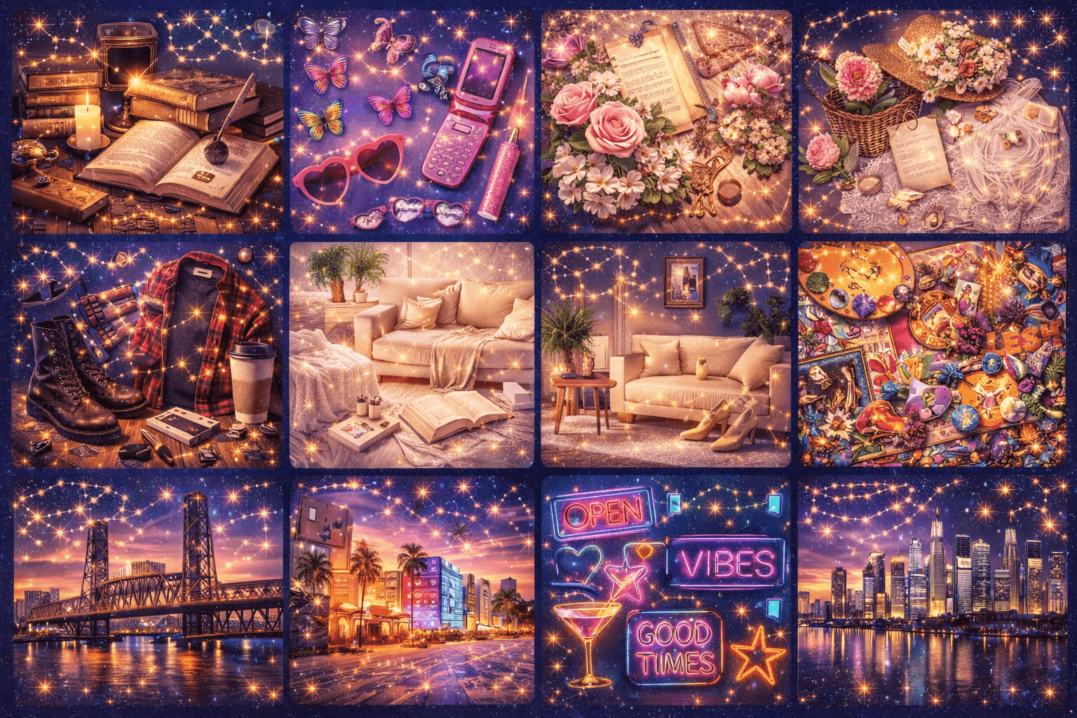 Core aesthetics based on zodiac signs